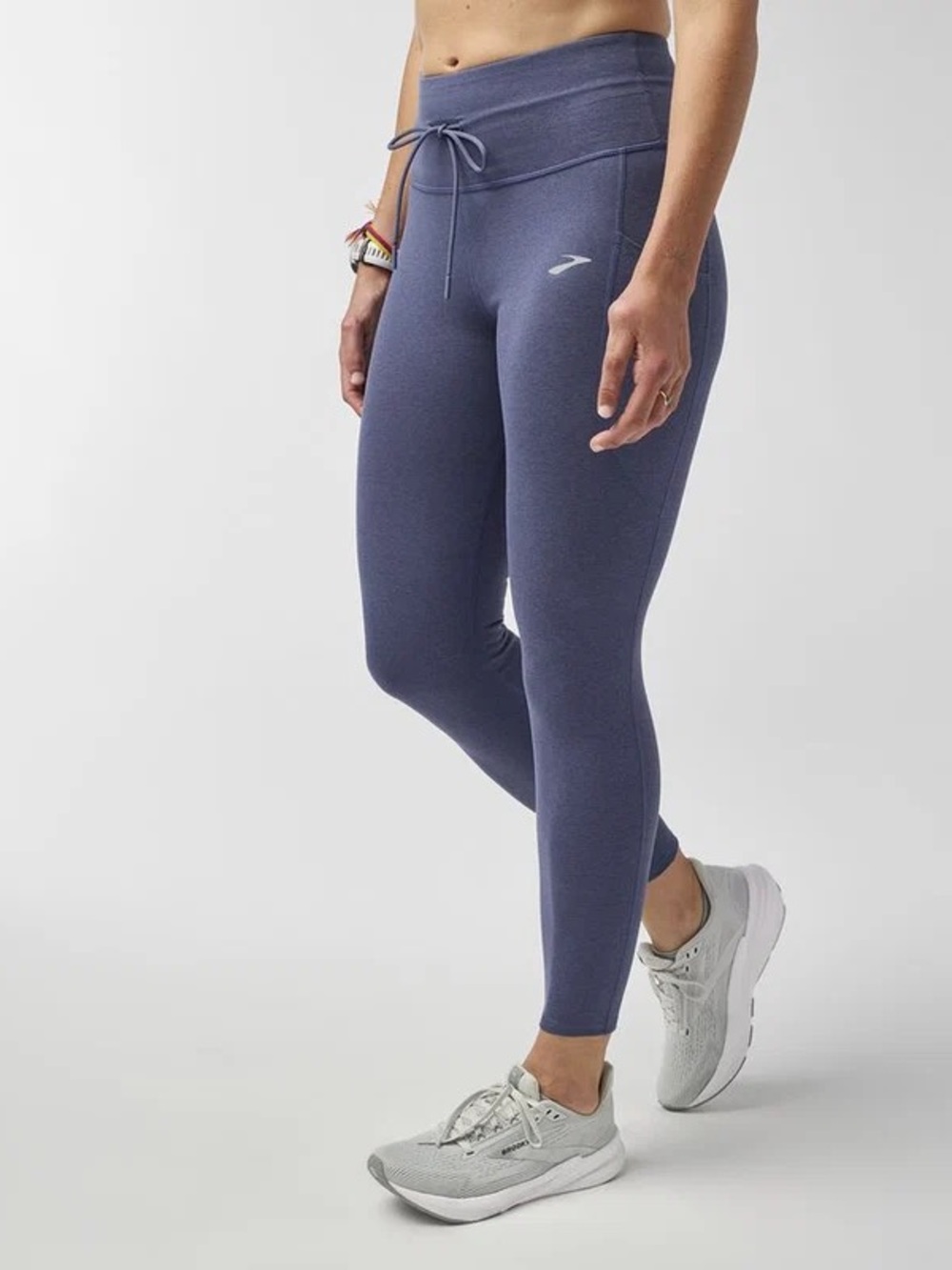 NWT Brooks Women's Luxe Tight Heather Nightshadow color sz XS